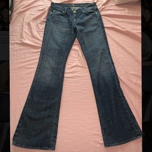 Vintage Y2K 7 For all Man Kind Flare Jeans low rise